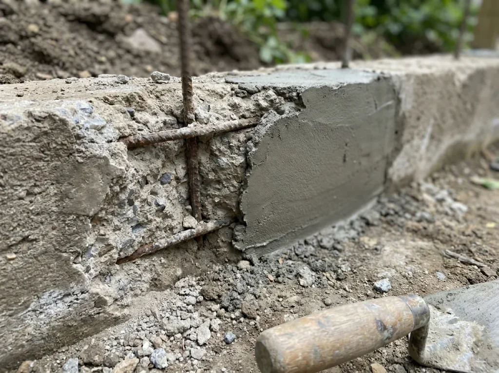 How to Fix Spalling Concrete Stem Walls